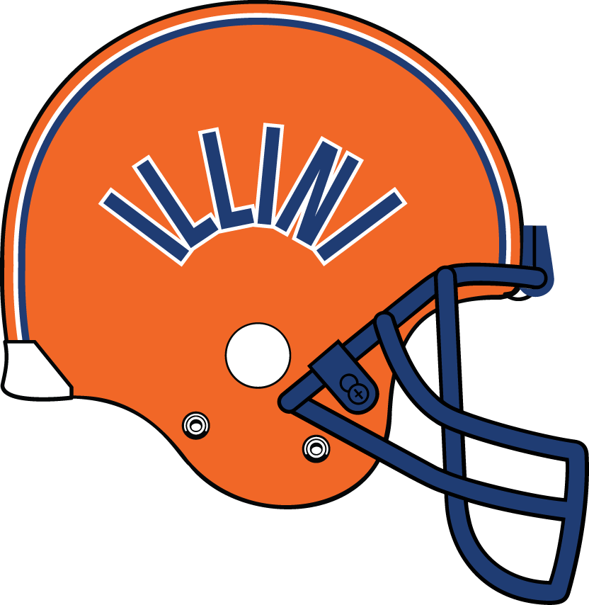Illinois Fighting Illini 1977-1979 Helmet Logo iron on transfers for clothing